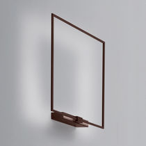 Moderne Wandleuchte / Metall / LED / rechteckig