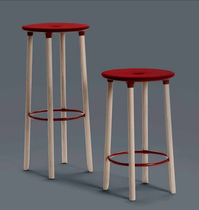 Moderner Barhocker / Holz / Objektmöbel