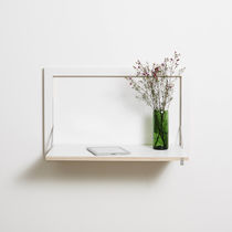 Sekretär / originelles Design / Holz / wandmontiert