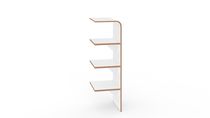 Moderner Konsolentisch / aus MDF / wandmontiert