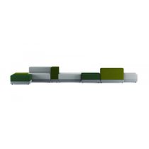 Modulare Polsterbank / modern / Stoff /...