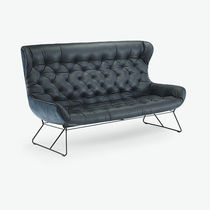 Chesterfield-Polsterbank / Stoff / Leder...