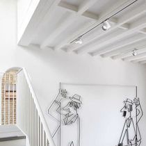 LED-Schienenleuchte / rund / Aluminium /...