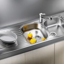 Doppelbeckenspüle / Abtropfflächen / Edelstahl...