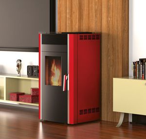 Pellets-Kaminofen - LUCA - Alfa-Plam a.d. - 8 kW / modern / Stahl