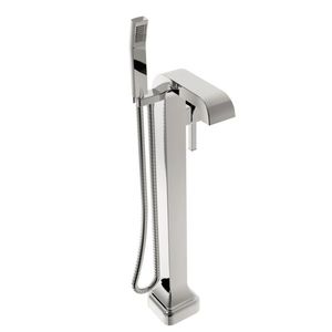 Einhebelmischer für Badewanne / bodenstehend / Metall / für Badezimmer