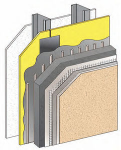 thermo-akustische Isolierung / Neopo / für Wärmedämmverbundsysteme WDVS / in Plattenform