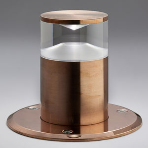 Garten-Leuchtpoller / modern / Aluminium / Kupfer