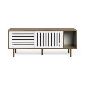 modernes Sideboard / lackiertes Holz / aus Eiche / aus Nussbaum