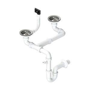 Syphon für Waschbecken / Kunststoff 1
