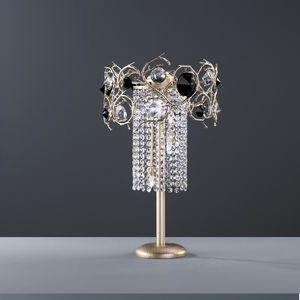 Tischlampe / Stil / Metall / Kristall