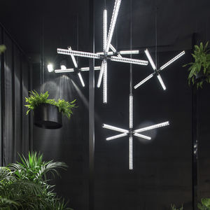 Hängelampe / modern / Kristall / LED