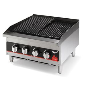 Gas-Grill / für Theken / für professionellen Gebrauch / Edelstahl