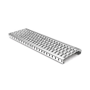 Stufe aus galvanisiertem Stahl