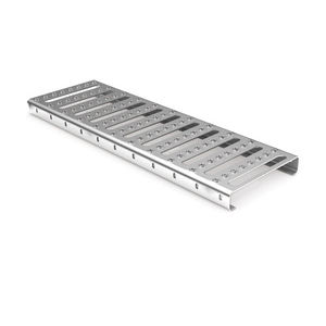 Stufe aus galvanisiertem Stahl