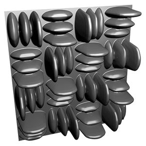 Polystyrol-Schalldiffusor 1