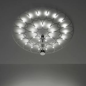moderne Deckenleuchte / rund / Metall / LED
