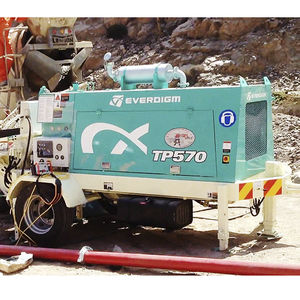 anhängermontierte Betonpumpe 1