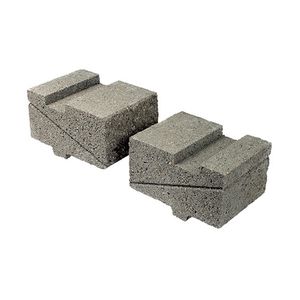 Beton-Stützmauer / Fertigbau / für Gartenzäune / Steinausführung