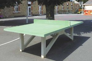 moderne Tischtennisplatte