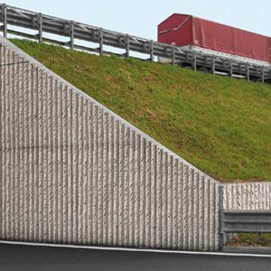 Schalungsform für Stützmauer