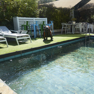 Verstellbarer Schwimmbeckenboden / Holz