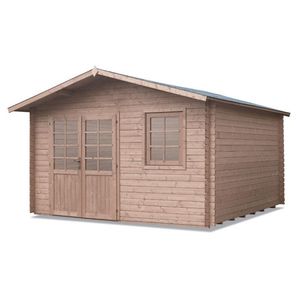 Holzgeräteschuppen