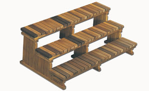 Holzstufe