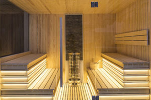 finnische Sauna / für Privatgebrauch / Holz / Innenraum