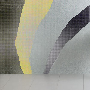 Innenraum-Mosaikfliese / Wand / Feinsteinzeug / rund