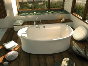 ovale Badewanne 1