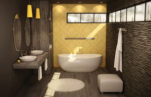 ovale Badewanne 1