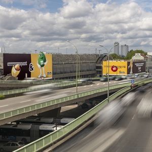 Reklamefläche für Gebäudefassaden