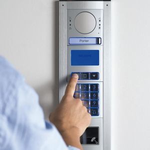 Audio-Türsprechanlage / Aluminium
