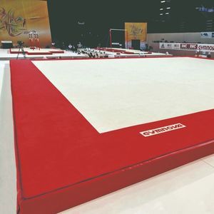 Podium für Bodenturnen
