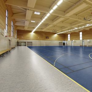 Sportboden für den Innenraum