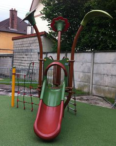 Spielplatzgerät für Spielplätze / Kunststoff / Stahl / HPL