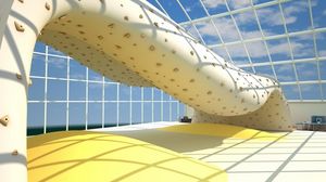 festinstallierte Kletterwand 1