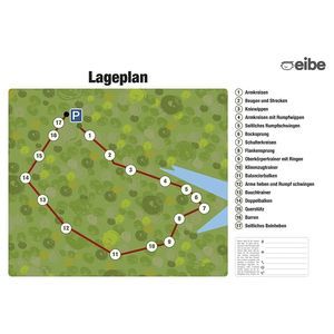 bodenstehende Informationstafel