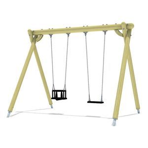 Holzschaukel