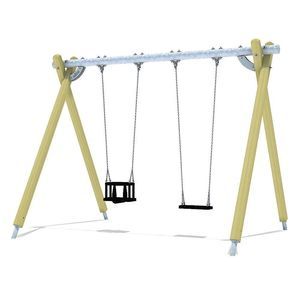 Holzschaukel