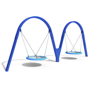 Metallschaukel / für Spielepark / doppelt
