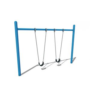 Metallschaukel / für Spielepark / doppelt