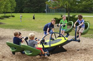 Spielplatz-Wippe