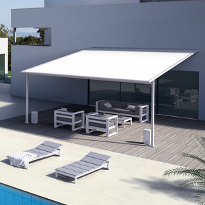 angebaute Pergola