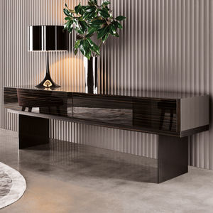 moderner Konsolentisch / aus Eiche / aus MDF / aus Ebenholz