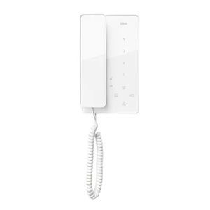 weiße Audio-Türsprechanlage