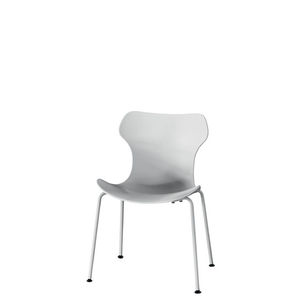 moderner Gartenstuhl / Stahl / Thermoplast / von Naoto Fukasawa