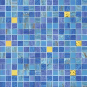 Gold-Mosaikfliesen