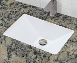 Unterbauwaschbecken - 1401 - Deco Lav - oval / Keramik / modern